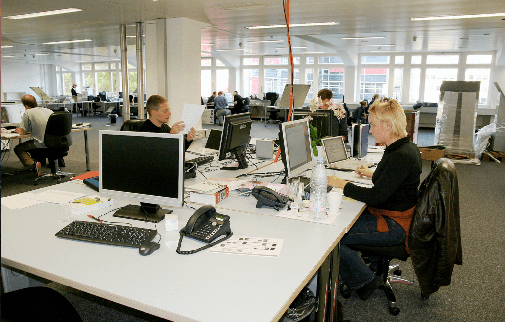 Ein Blick in die Redaktion 