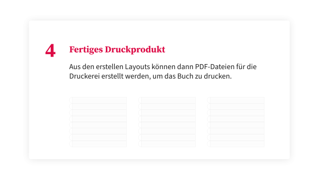 Fertiges Druckprodukt