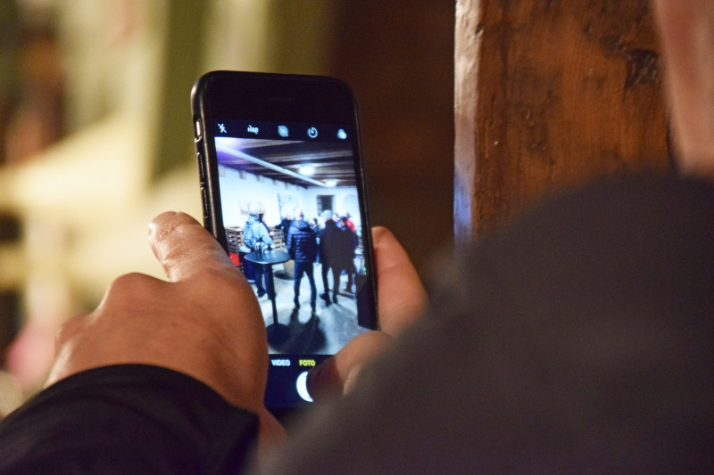 Alles wird fotografisch festgehalten