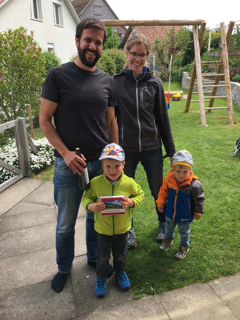 Martin Thomann und Familie