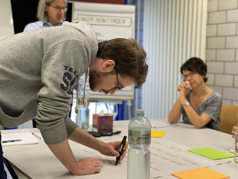 Workshop Stefan Pastor – Gruppenarbeit Nicolas