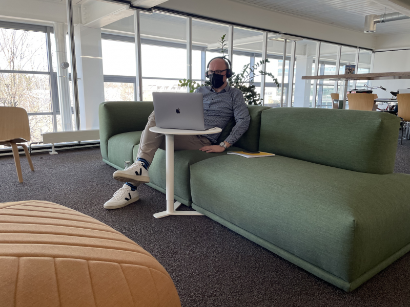...hat Fabio schon den ersten Videochat in der Lounge