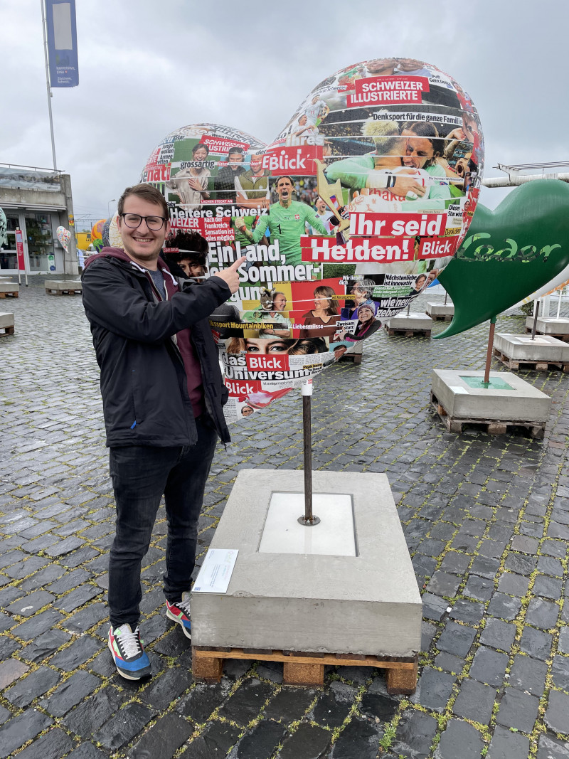 Social Media Manager Adrian hat ein News Herz entdeckt.