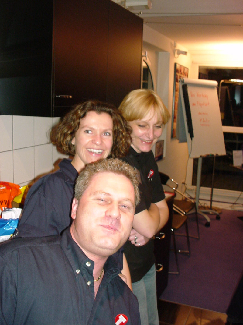 Bernadette mit Uwe und Claudia