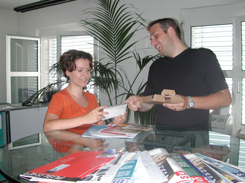 Bernadette mit Oliver