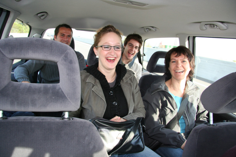 Unterwegs mit Günther, Janette und Philip