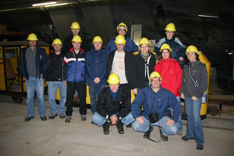 Topix Ausflug in den Bergbaustollen von Gonzen