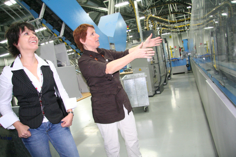 Topix Ausflug ins Tagblatt Druckzentrum