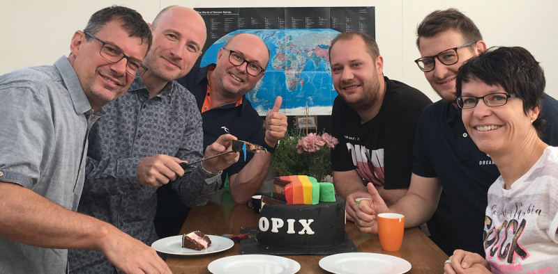 Znüni mit Dietmar, Fabio, Reto, Marc und Adrian