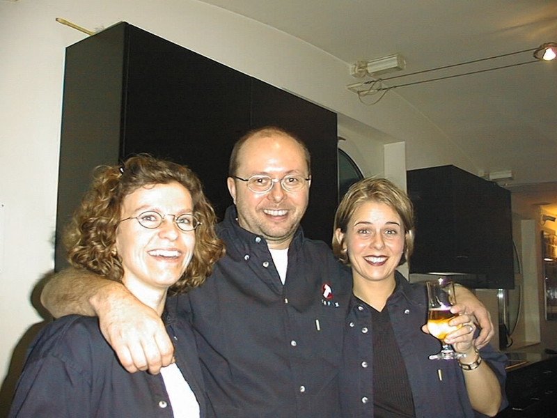 Bernadette mit Reto und Monika